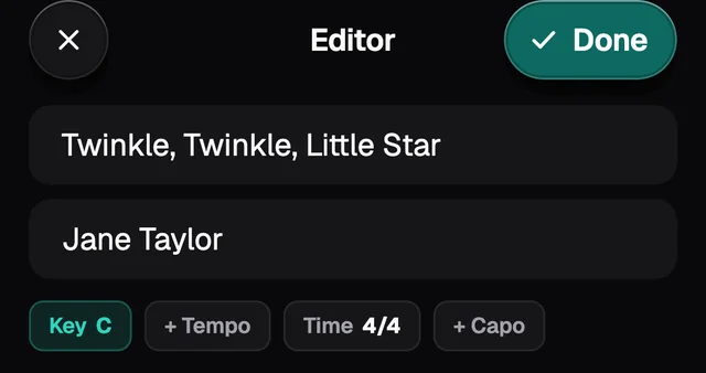 Tempo, Time and Capo