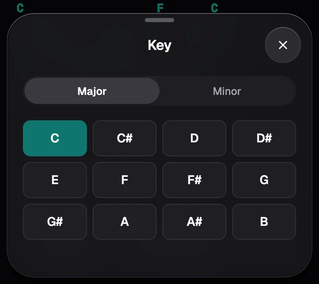Choosing the key