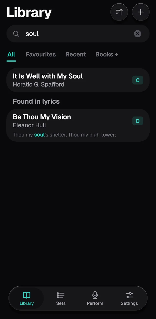 Searching for "soul": a title, then a lyric
