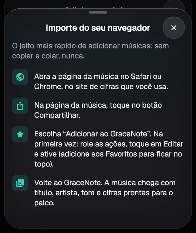 O passo a passo de "Veja como »"