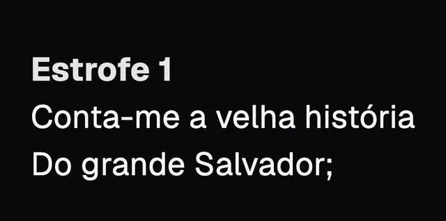 Só letra