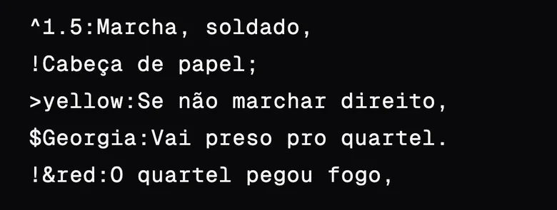 No editor: line-format-more