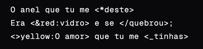 No editor: part-format
