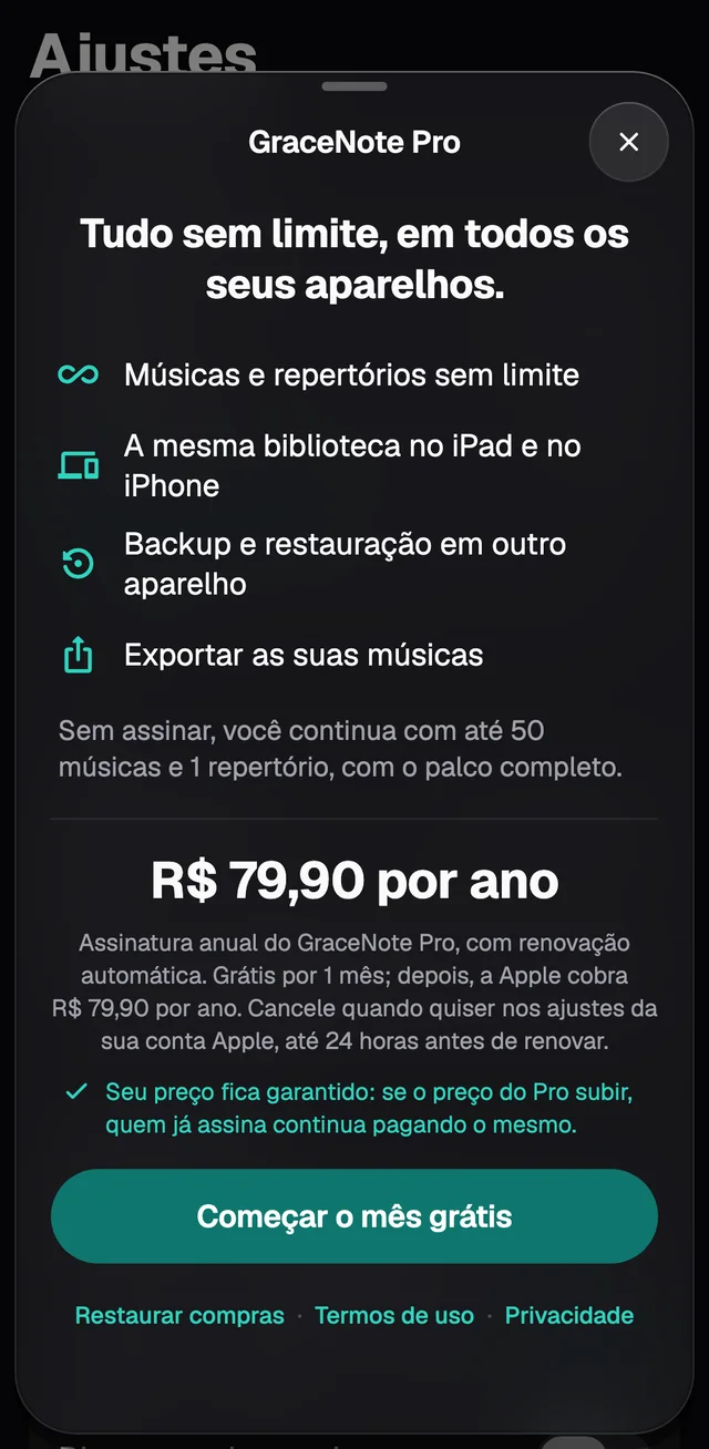 A oferta do Pro