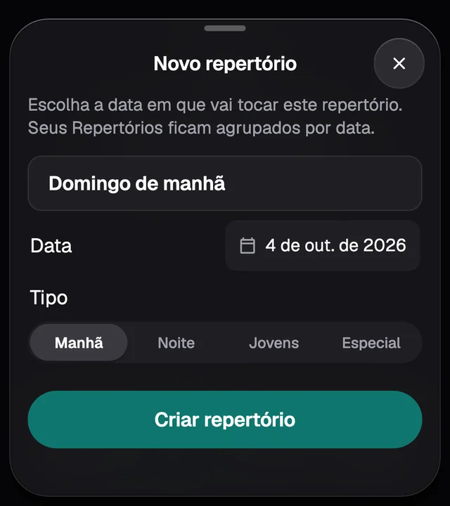 Novo repertório
