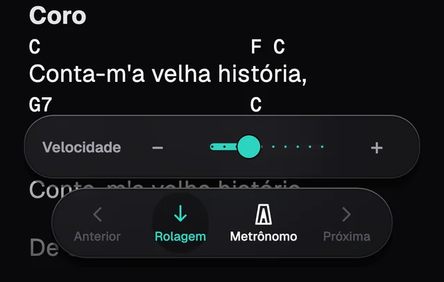 A rolagem e a velocidade