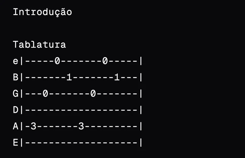 No editor: tab